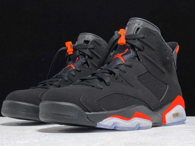 Bmlin Jordan OG Black Infrared 6 Retro Air 384664-060 0723
